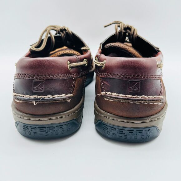 Sperry Shoes Mens 12 Brown Suede Boat Deck Loafers Slip On Casual Moccasins - Picture 6 of 11
